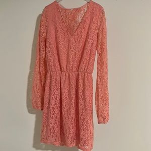 Sage Pink Lace Dress. Size L.